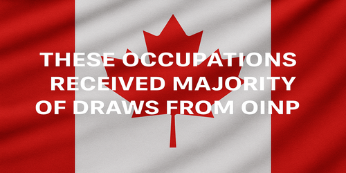 THESE OCCUPATIONS RECEIVED MAJORITY OF INVITATIONS FOR PR IN OINP