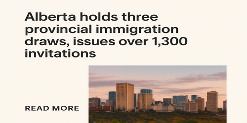 Alberta Conducts Three PNP Draws in October