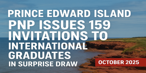 PEI PNP Holds Surprise Draw for International Graduates