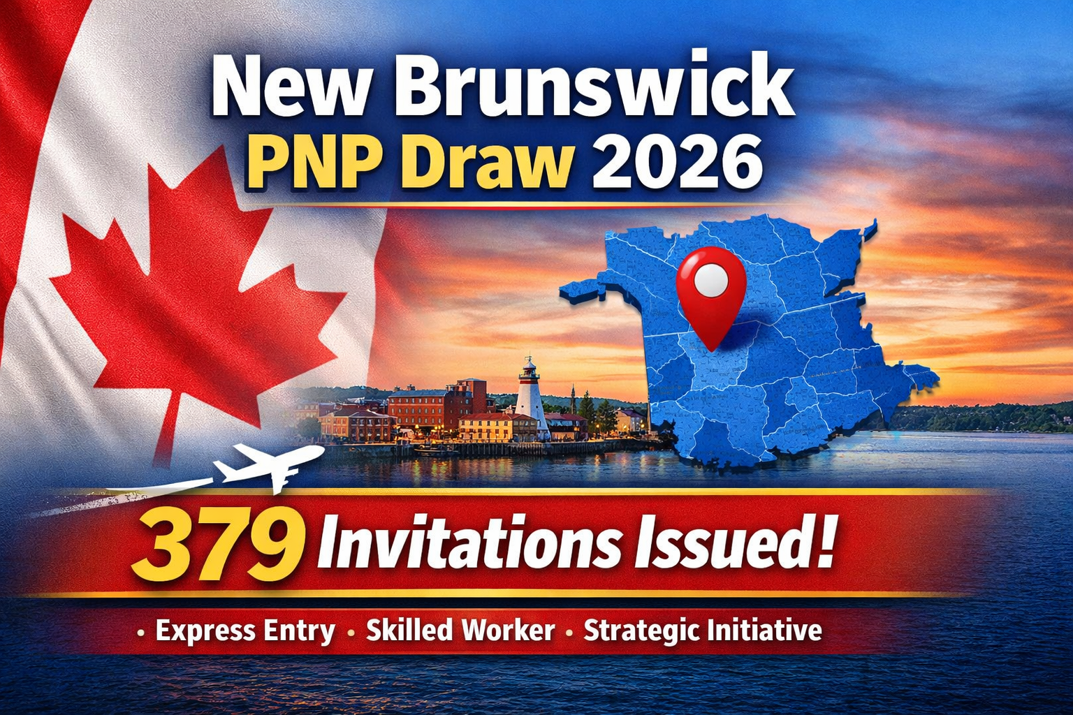 New Brunswick PNP Latest Draw 2026: 379 Invitations Issued (Jan 13–15) – Full Update